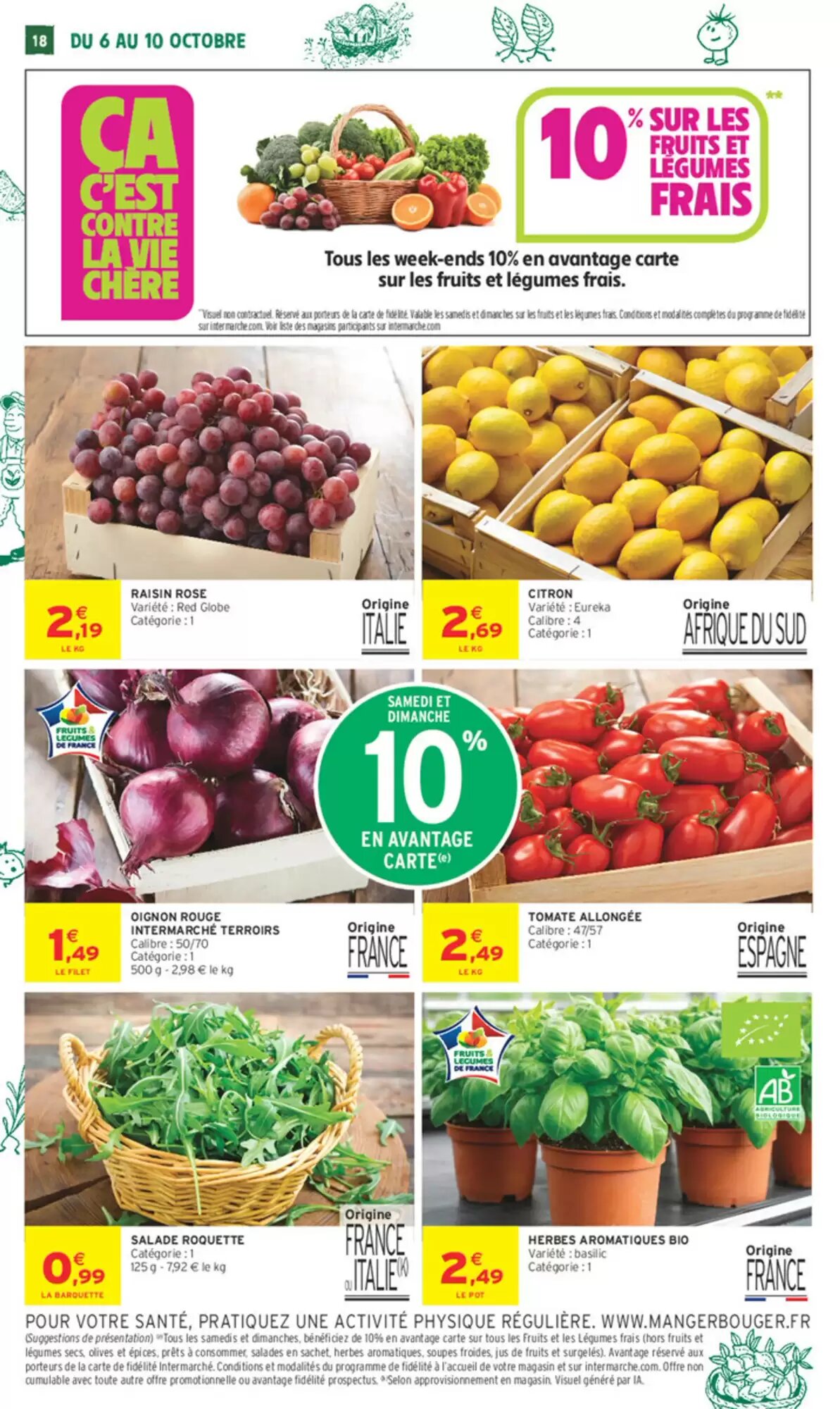 Prospectus promotionnel Intermarché valable à partir du 06/10/2026 - Page 18.