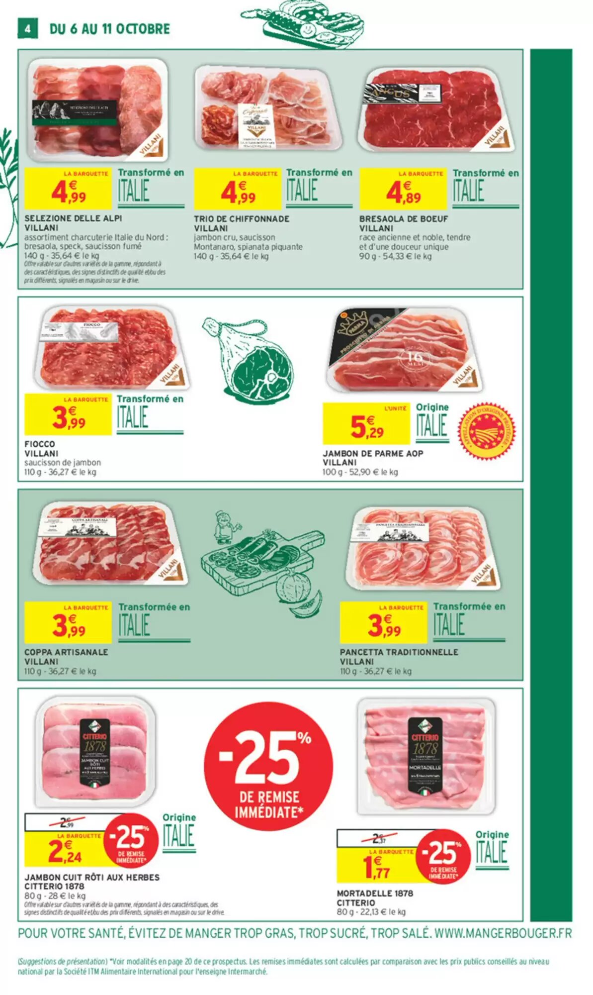 Prospectus promotionnel Intermarché valable à partir du 06/10/2026 - Page 4.