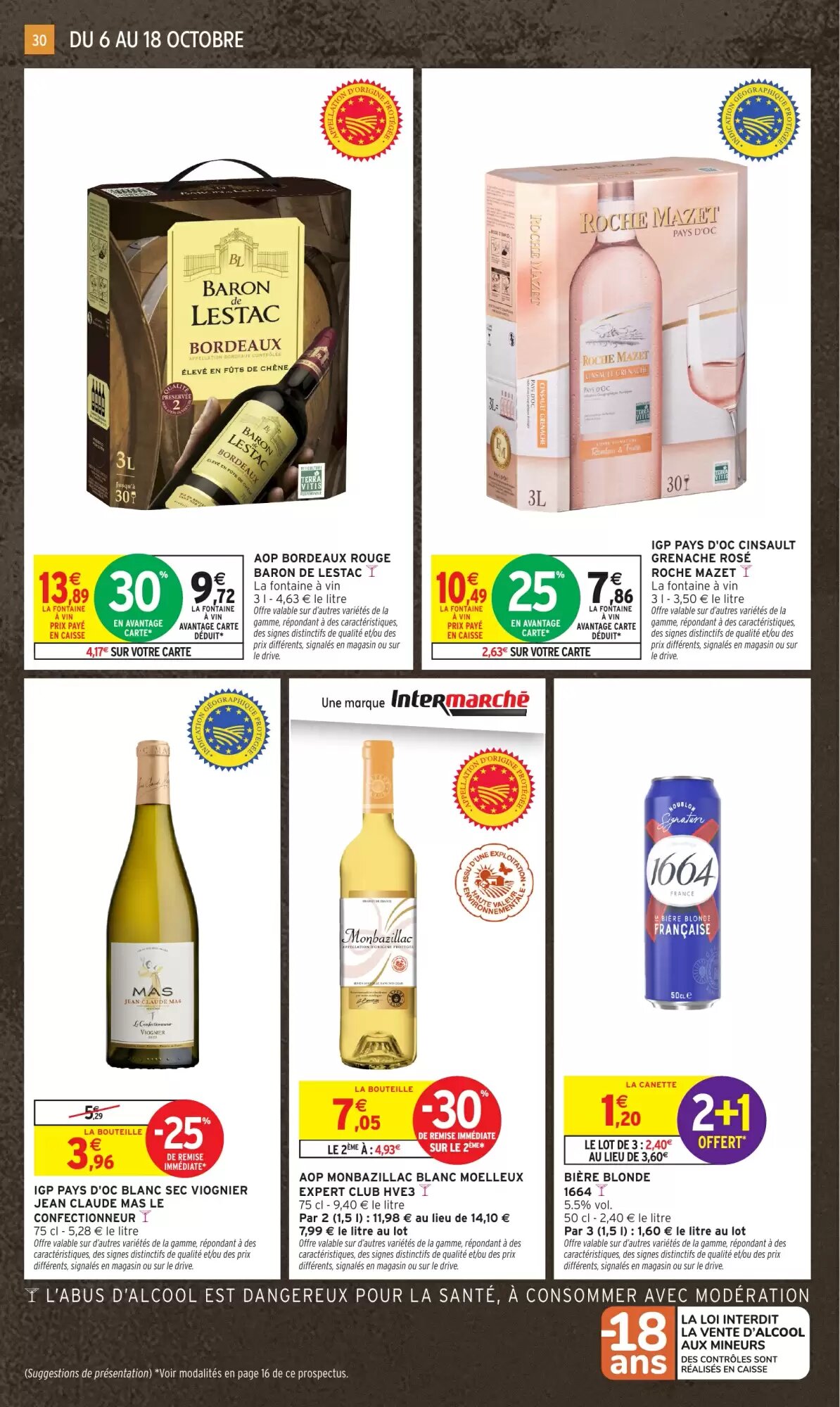 Prospectus promotionnel Intermarché valable à partir du 06/10/2026 - Page 30.