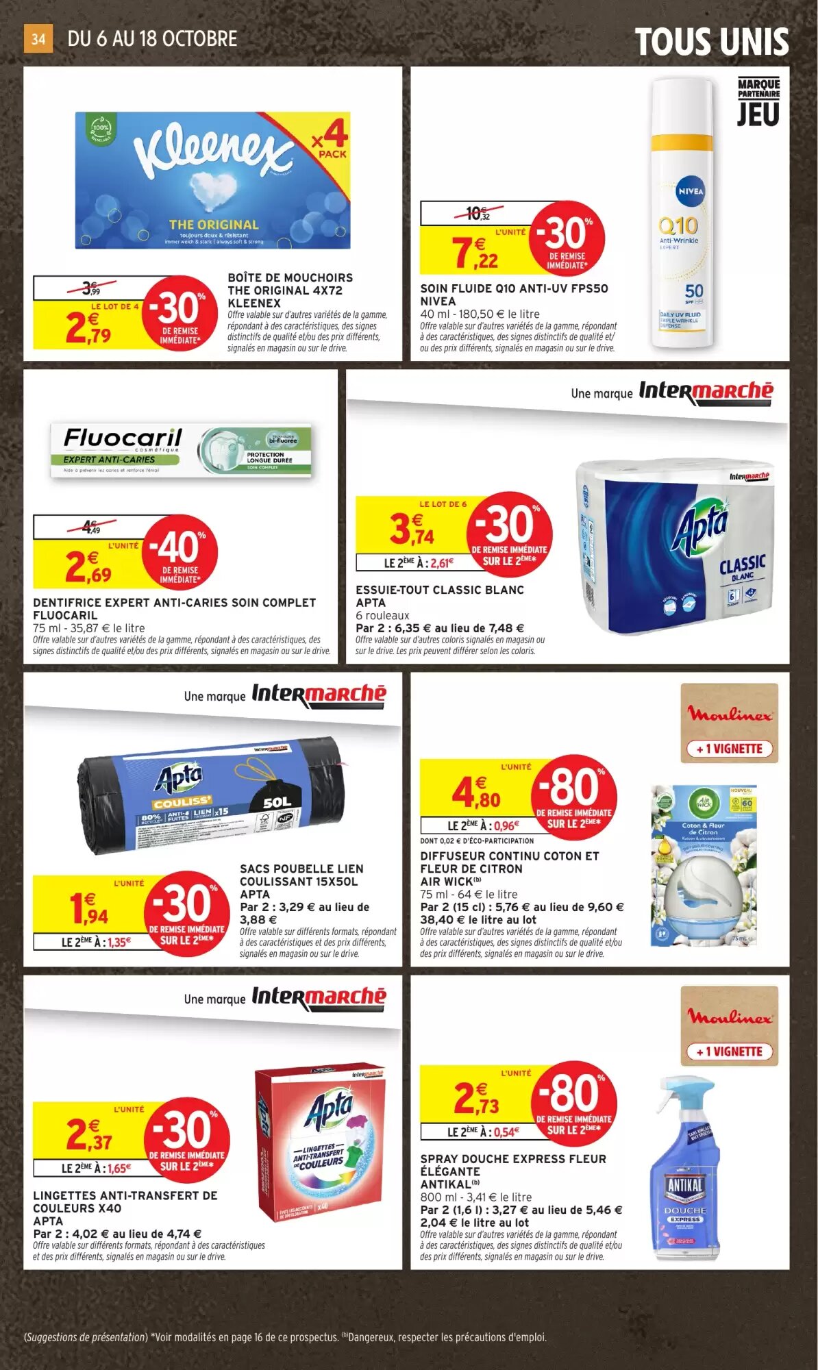 Prospectus promotionnel Intermarché valable à partir du 06/10/2026 - Page 34.