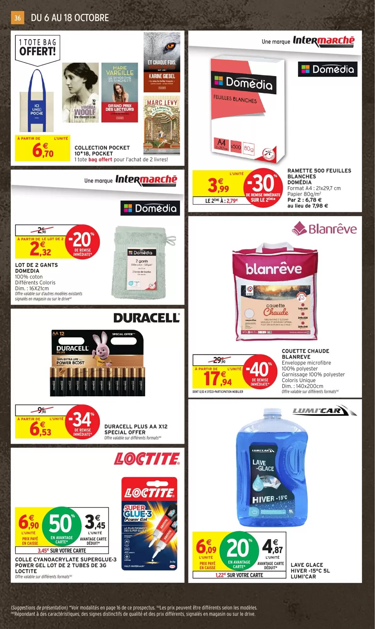 Prospectus promotionnel Intermarché valable à partir du 06/10/2026 - Page 36.