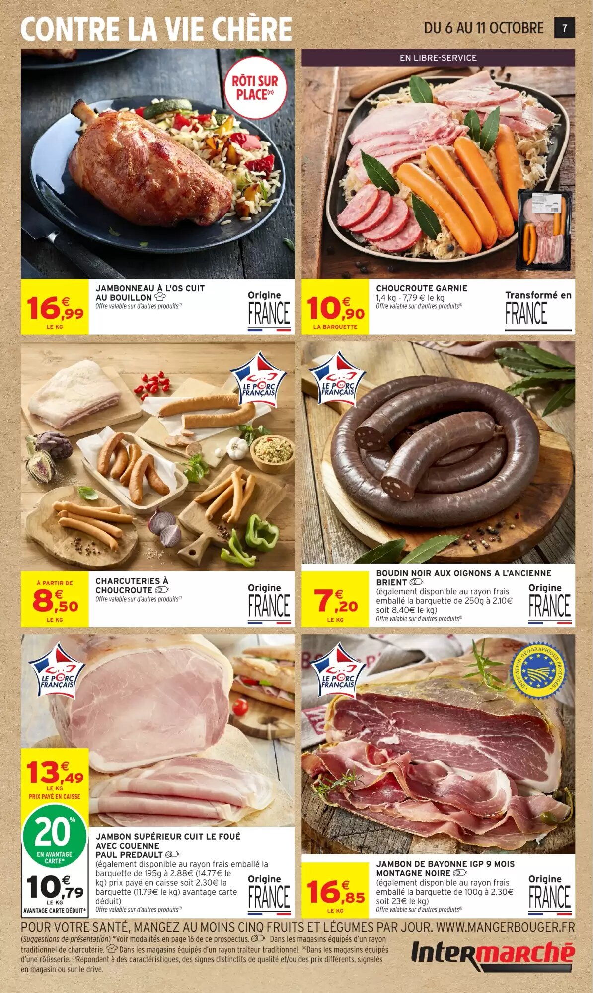 Prospectus promotionnel Intermarché valable à partir du 06/10/2026 - Page 7.