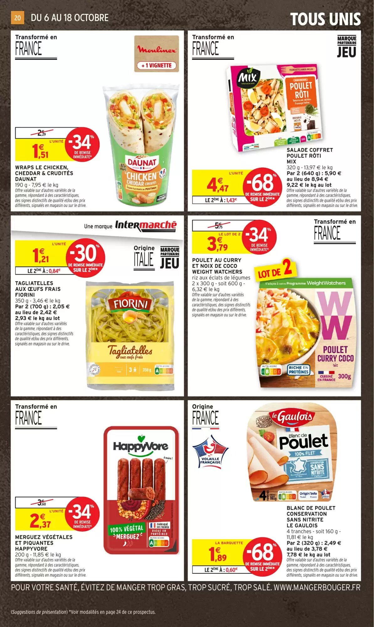 Prospectus promotionnel Intermarché Hyper valable à partir du 06/10/2026 - Page 20.