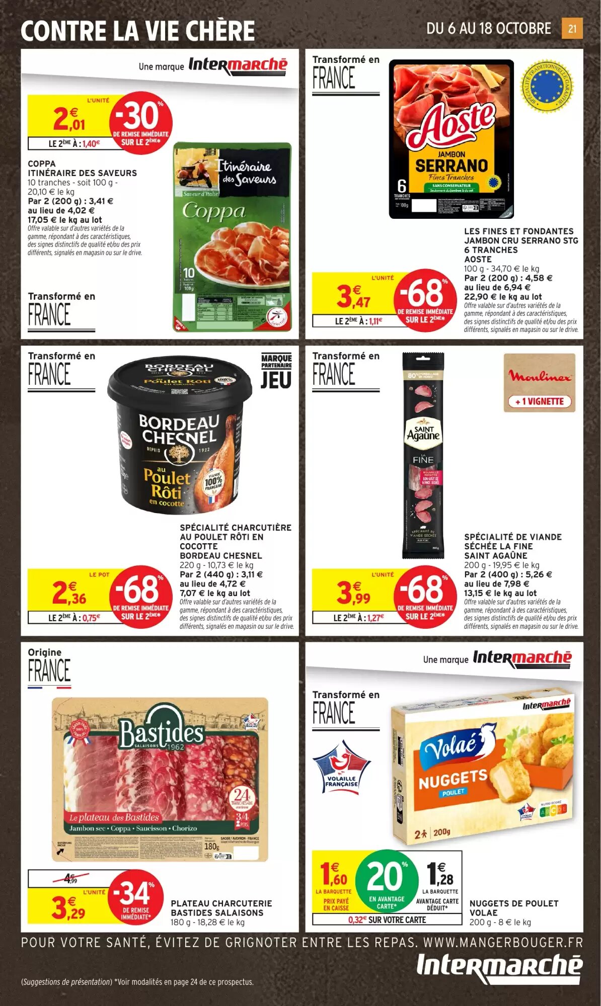 Prospectus promotionnel Intermarché Hyper valable à partir du 06/10/2026 - Page 21.