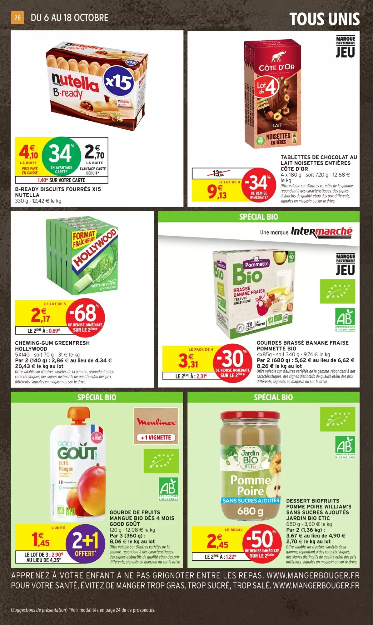 Prospectus promotionnel Intermarché Hyper valable à partir du 06/10/2026 - Page 28.