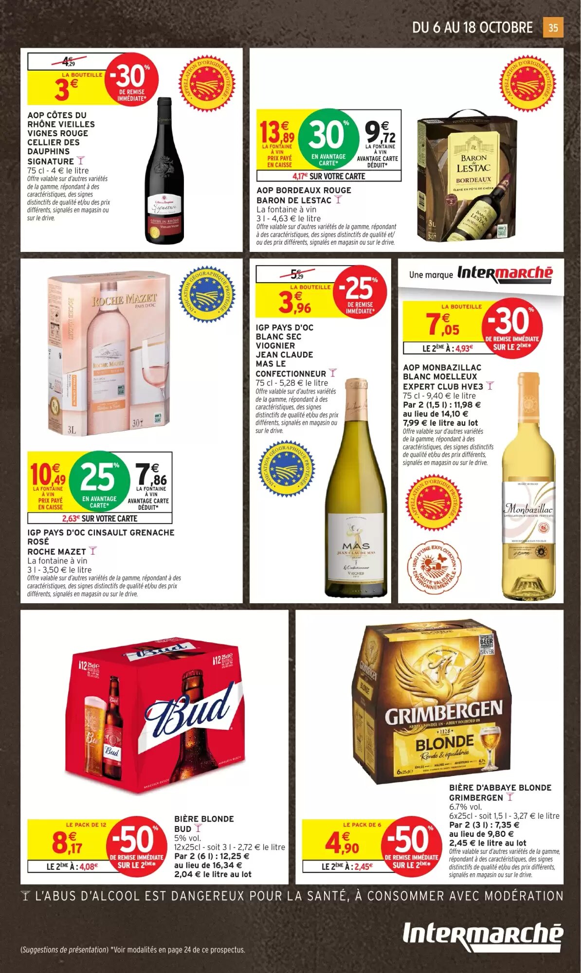 Prospectus promotionnel Intermarché Hyper valable à partir du 06/10/2026 - Page 35.