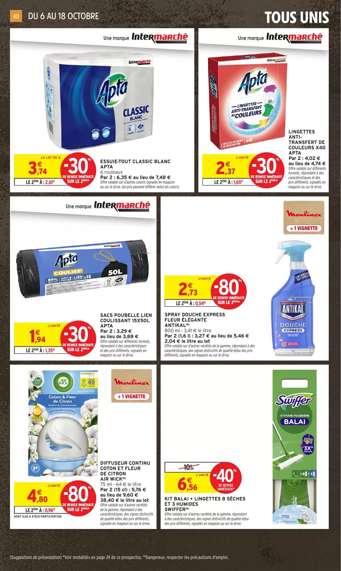 Prospectus promotionnel Intermarché Hyper valable à partir du 06/10/2026 - Page 40.