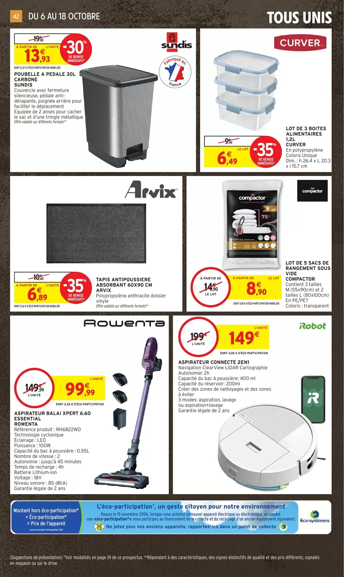 Prospectus promotionnel Intermarché Hyper valable à partir du 06/10/2026 - Page 42.