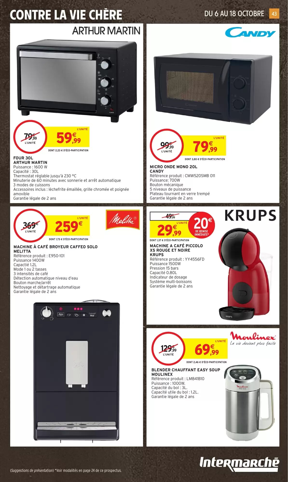Prospectus promotionnel Intermarché Hyper valable à partir du 06/10/2026 - Page 43.