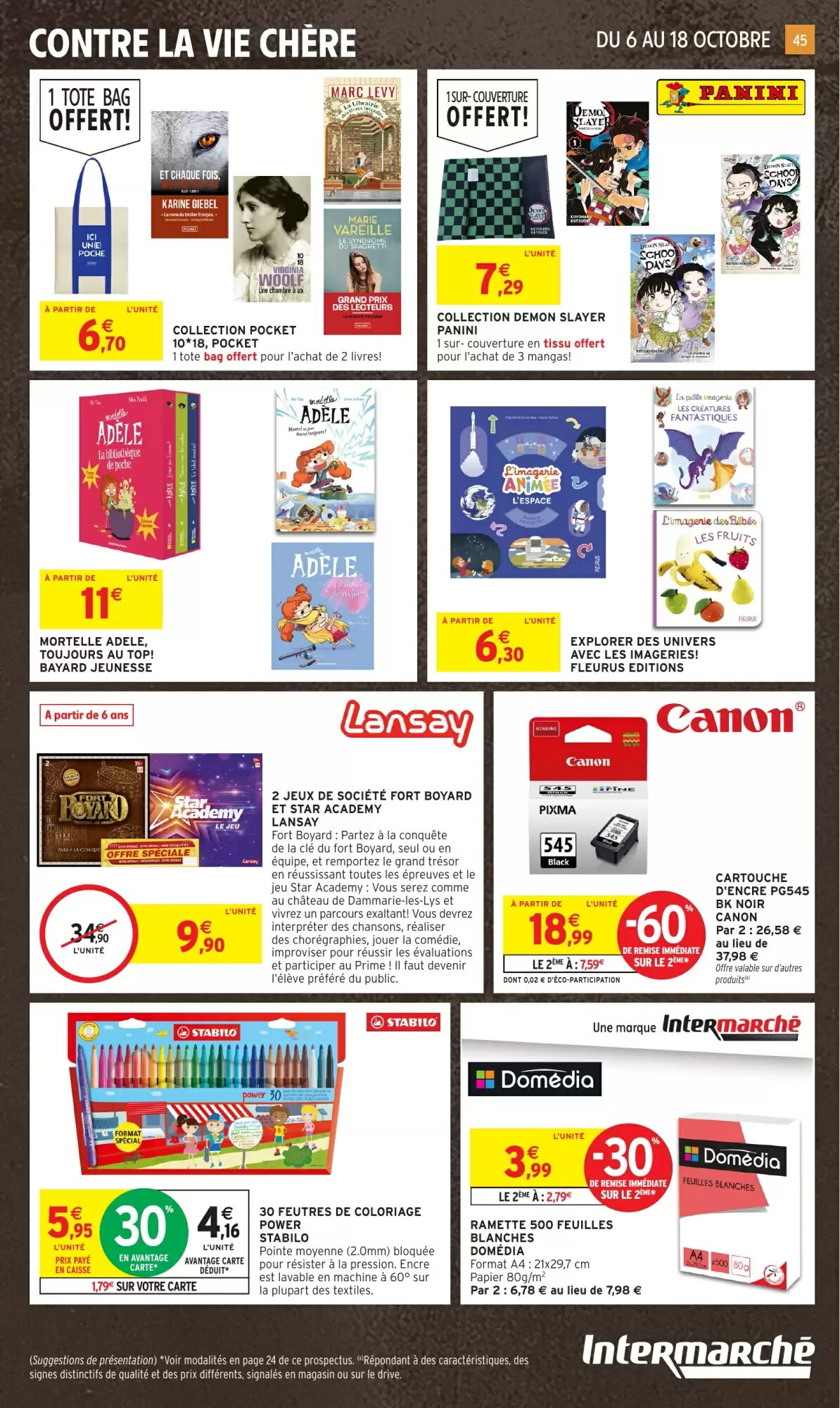 Prospectus promotionnel Intermarché Hyper valable à partir du 06/10/2026 - Page 45.