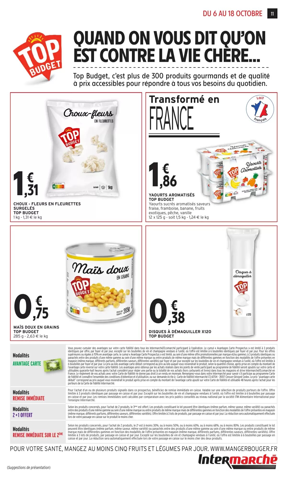 Prospectus promotionnel Intermarché valable à partir du 06/10/2026 - Page 11.
