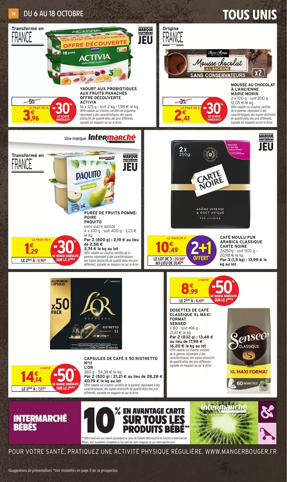 Prospectus promotionnel Intermarché valable à partir du 06/10/2026 - Page 14.