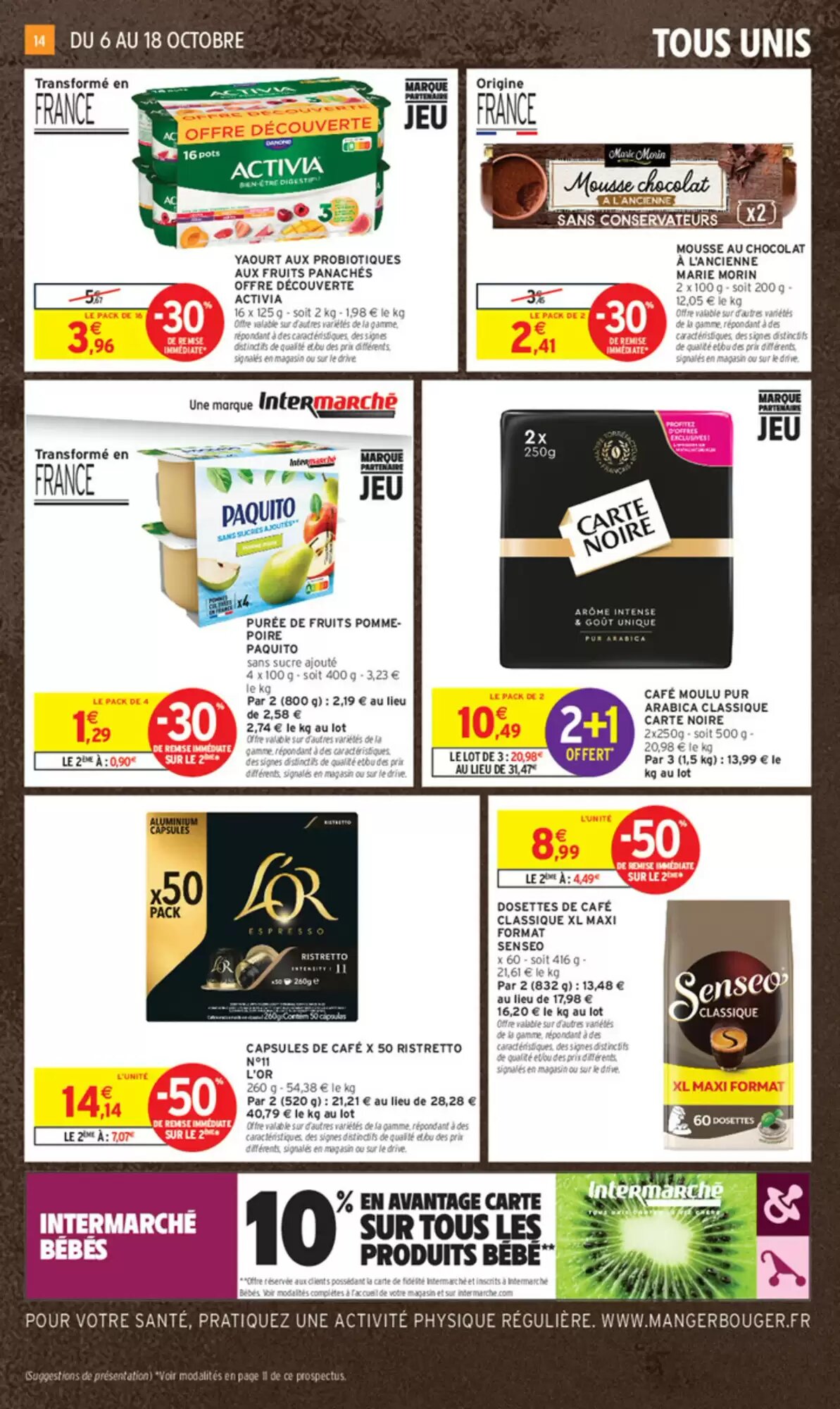Prospectus promotionnel Intermarché valable à partir du 06/10/2026 - Page 14.