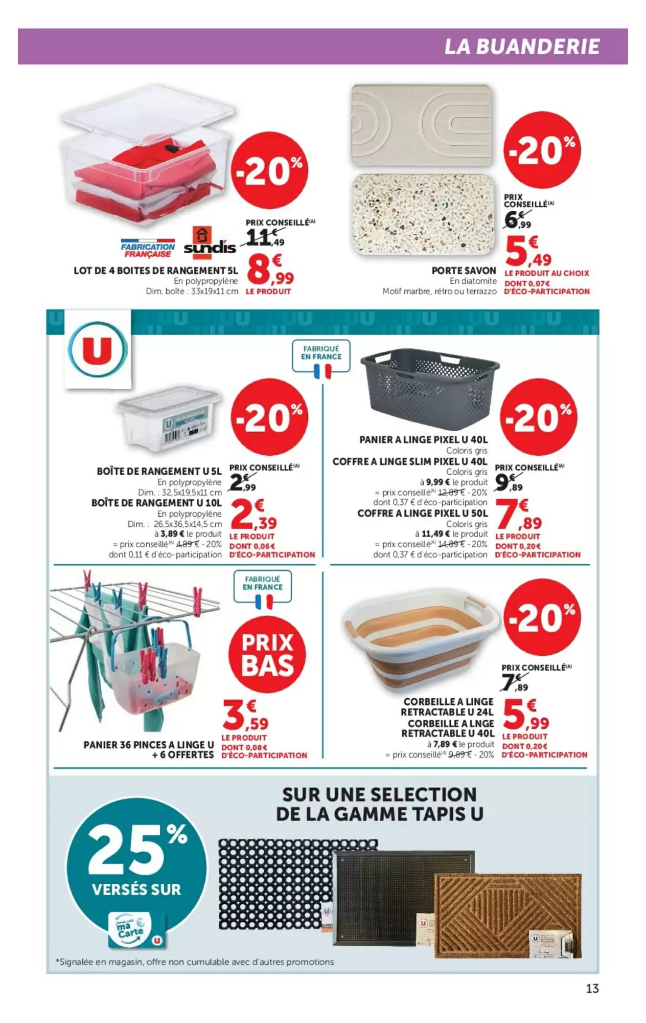 Prospectus promotionnel Super U valable à partir du 06/10/2026 - Page 13.