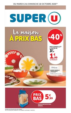 Prospectus promotionnel Super U valable à partir du 06/10/2026