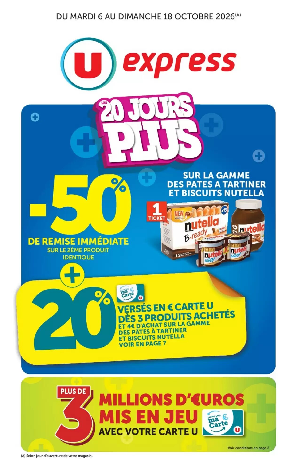 Prospectus promotionnel U Express valable à partir du 06/10/2026 - Page 1.