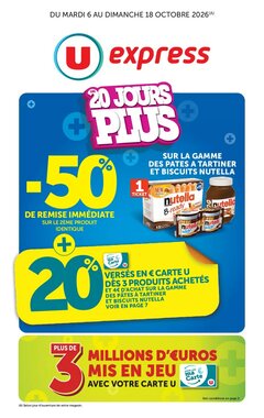 Prospectus promotionnel U Express valable à partir du 06/10/2026