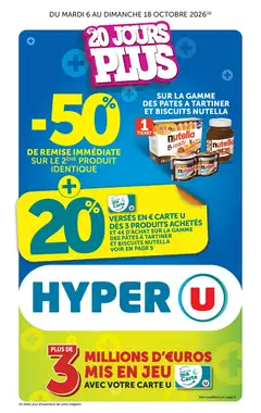 Prospectus promotionnel Hyper U valable à partir du 06/10/2026