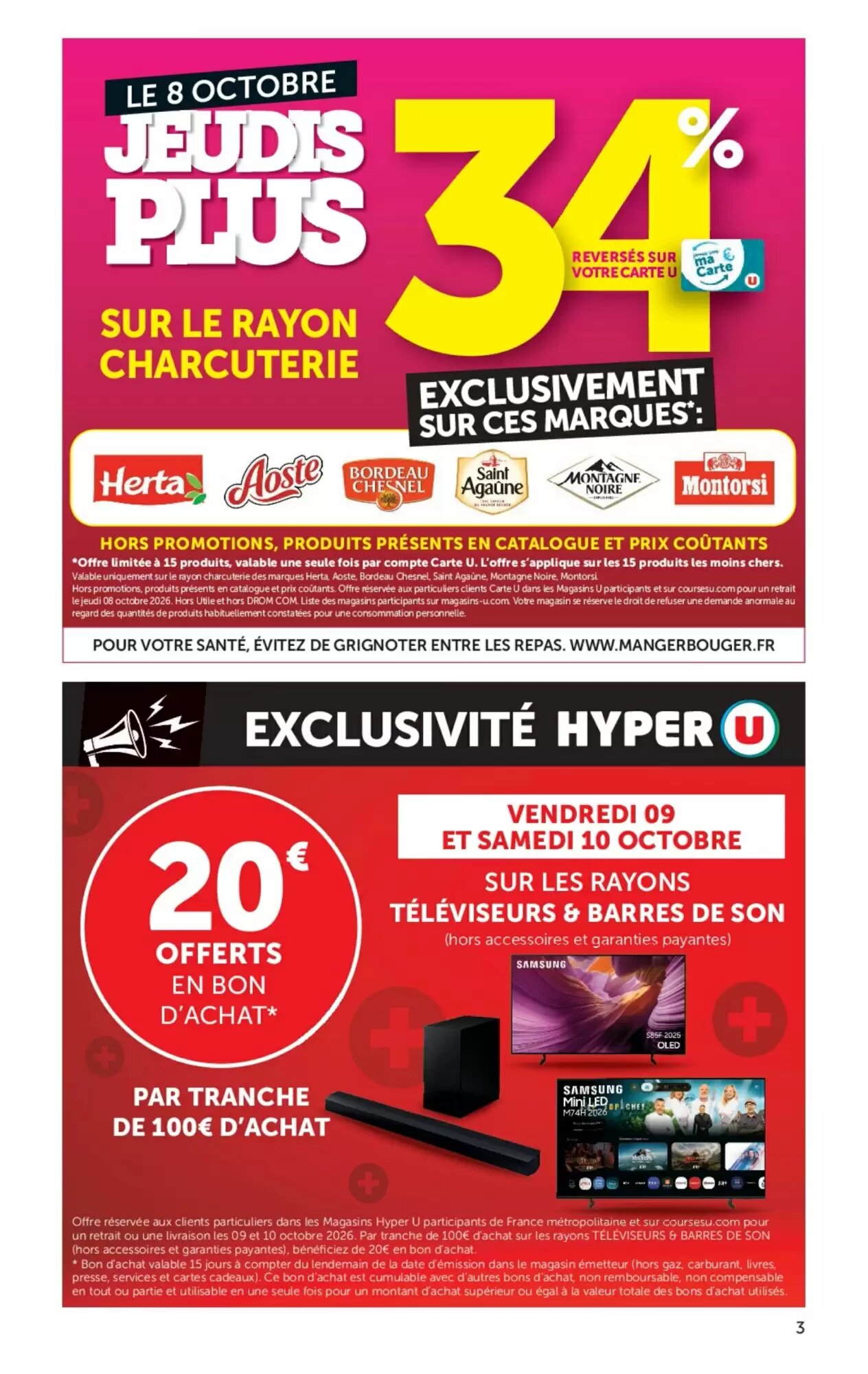 Prospectus promotionnel Hyper U valable à partir du 06/10/2026 - Page 3.