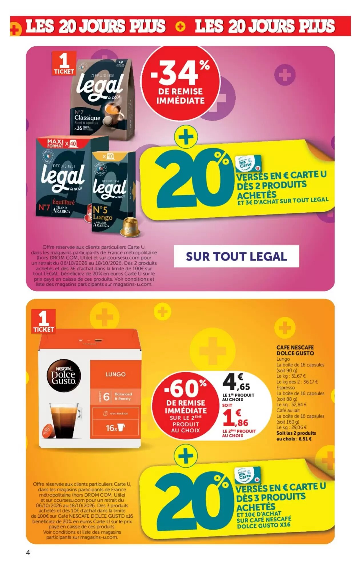 Prospectus promotionnel Hyper U valable à partir du 06/10/2026 - Page 4.