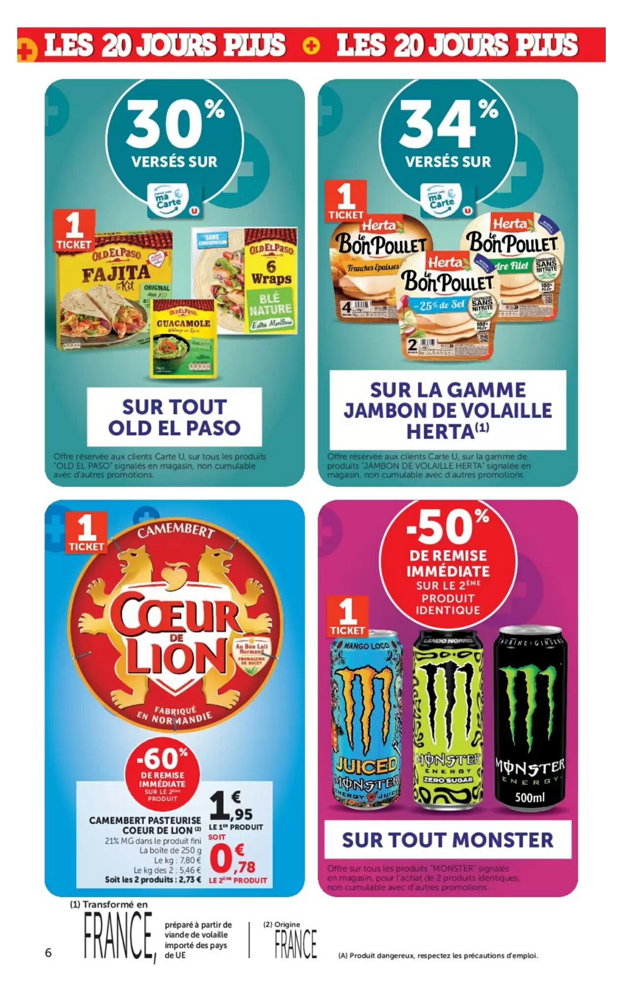 Prospectus promotionnel Hyper U valable à partir du 06/10/2026 - Page 6.