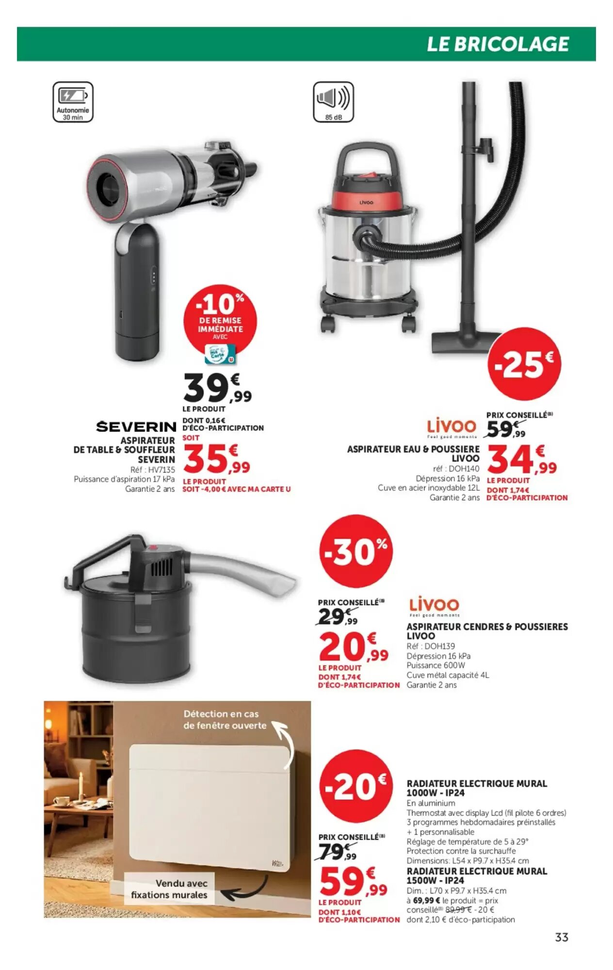 Prospectus promotionnel Hyper U valable à partir du 06/10/2026 - Page 33.
