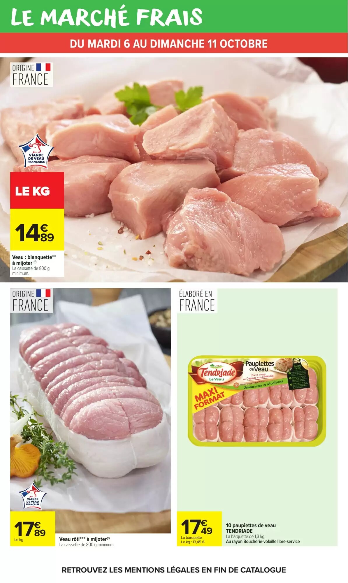 Prospectus promotionnel Carrefour Market valable à partir du 06/10/2026 - Page 22.
