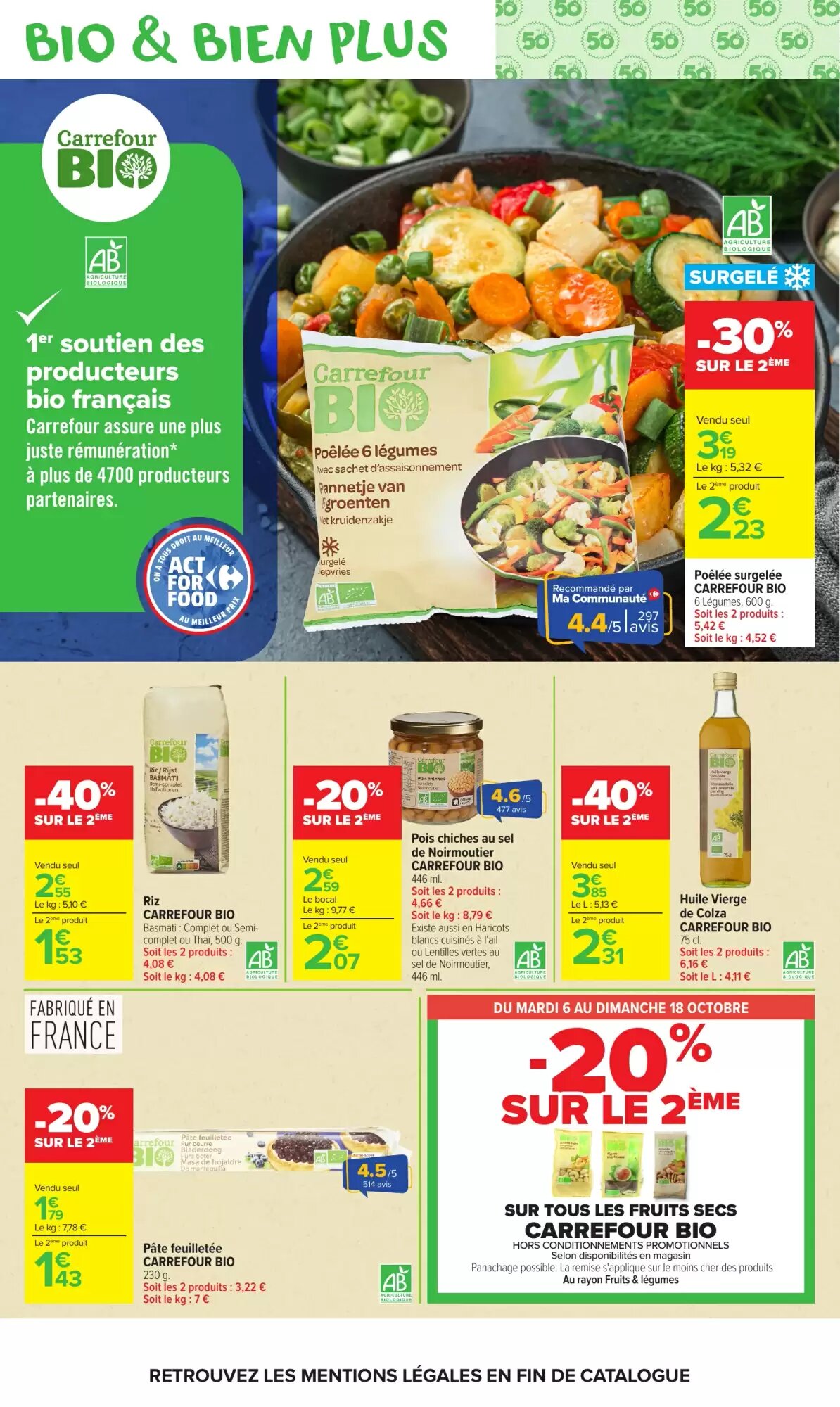 Prospectus promotionnel Carrefour Market valable à partir du 06/10/2026 - Page 28.
