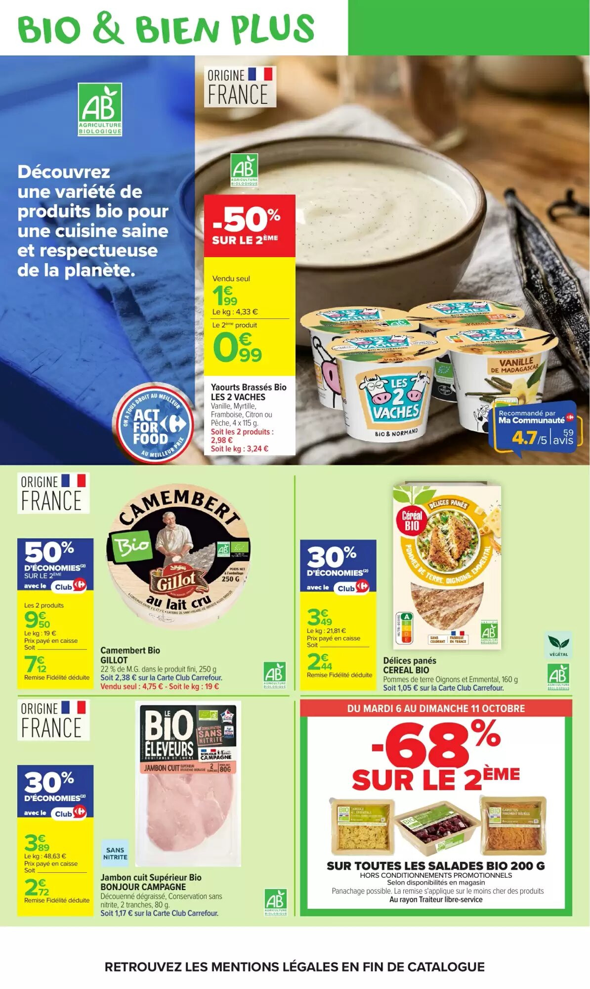 Prospectus promotionnel Carrefour Market valable à partir du 06/10/2026 - Page 30.