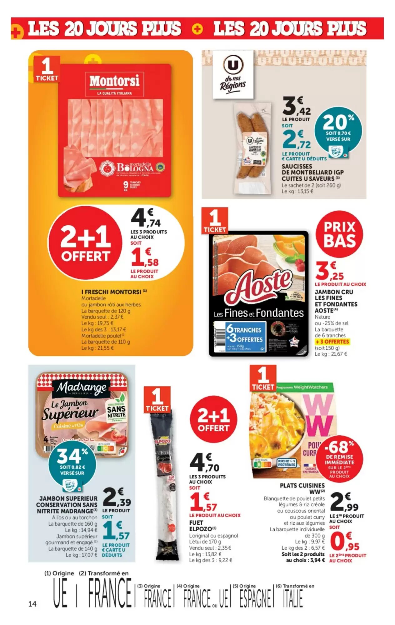 Prospectus promotionnel Super U valable à partir du 06/10/2026 - Page 14.