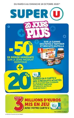 Prospectus promotionnel Super U valable à partir du 06/10/2026