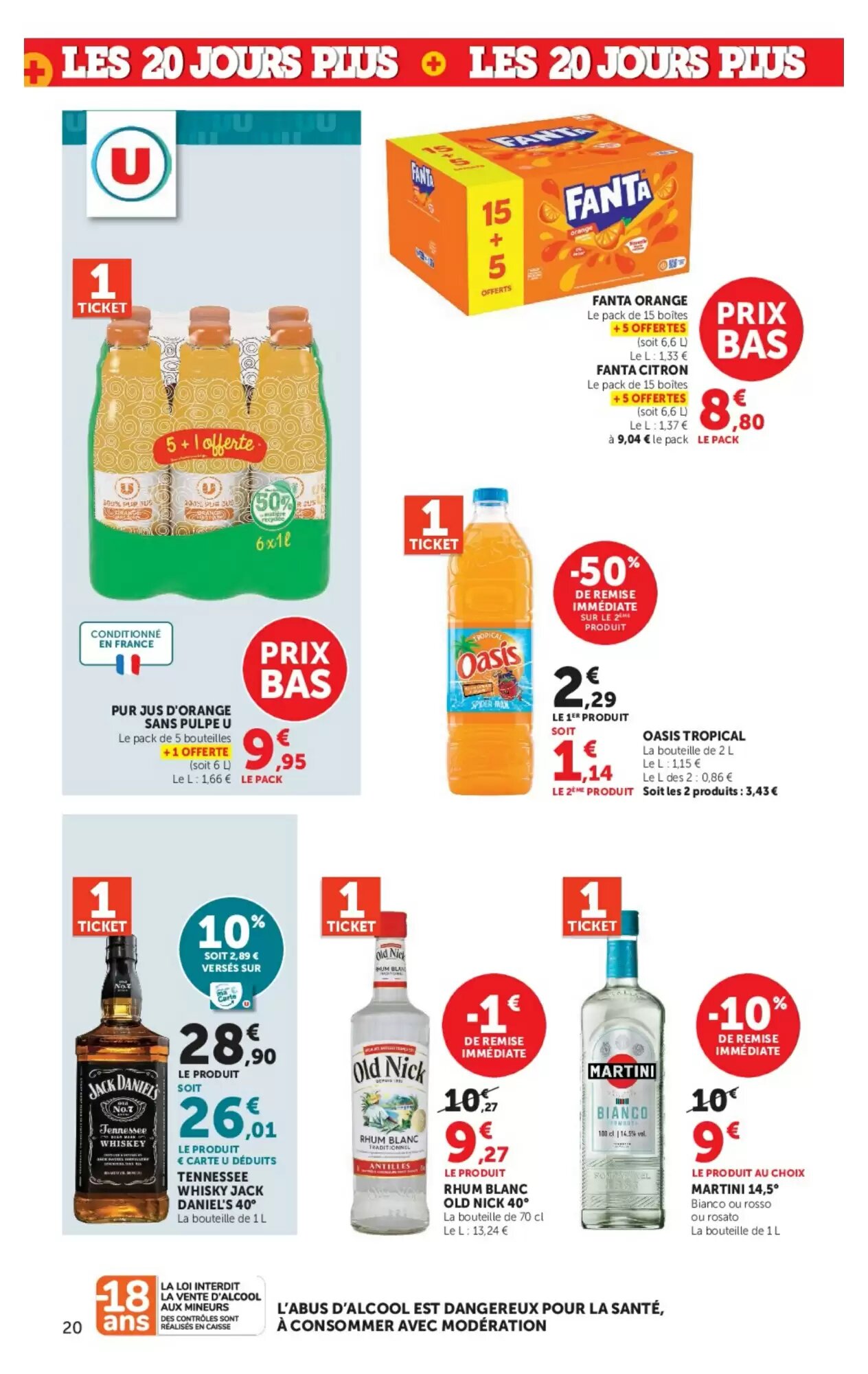 Prospectus promotionnel Super U valable à partir du 06/10/2026 - Page 20.