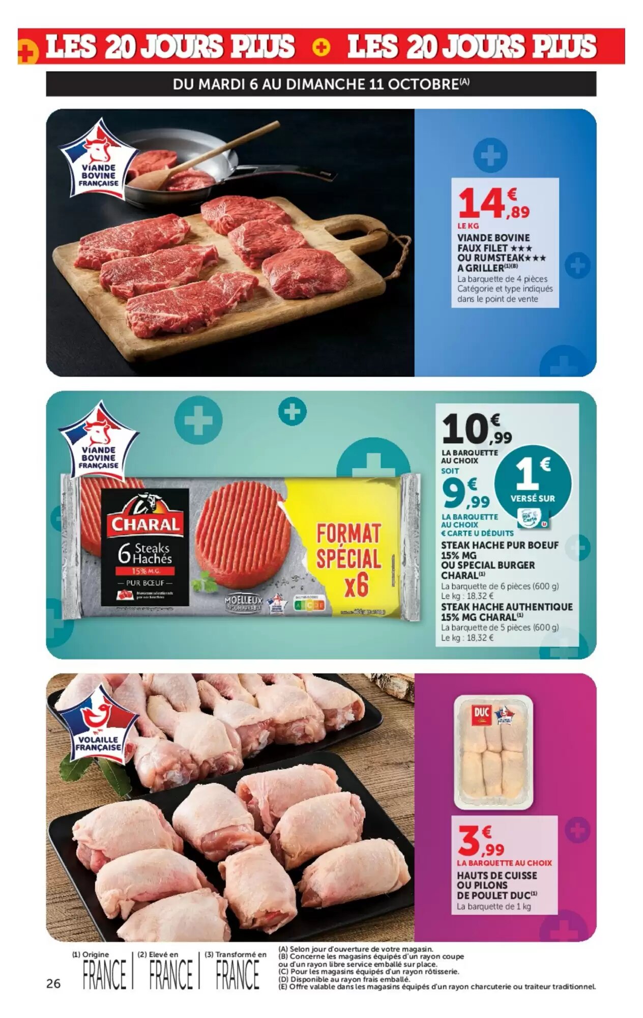 Prospectus promotionnel Super U valable à partir du 06/10/2026 - Page 26.