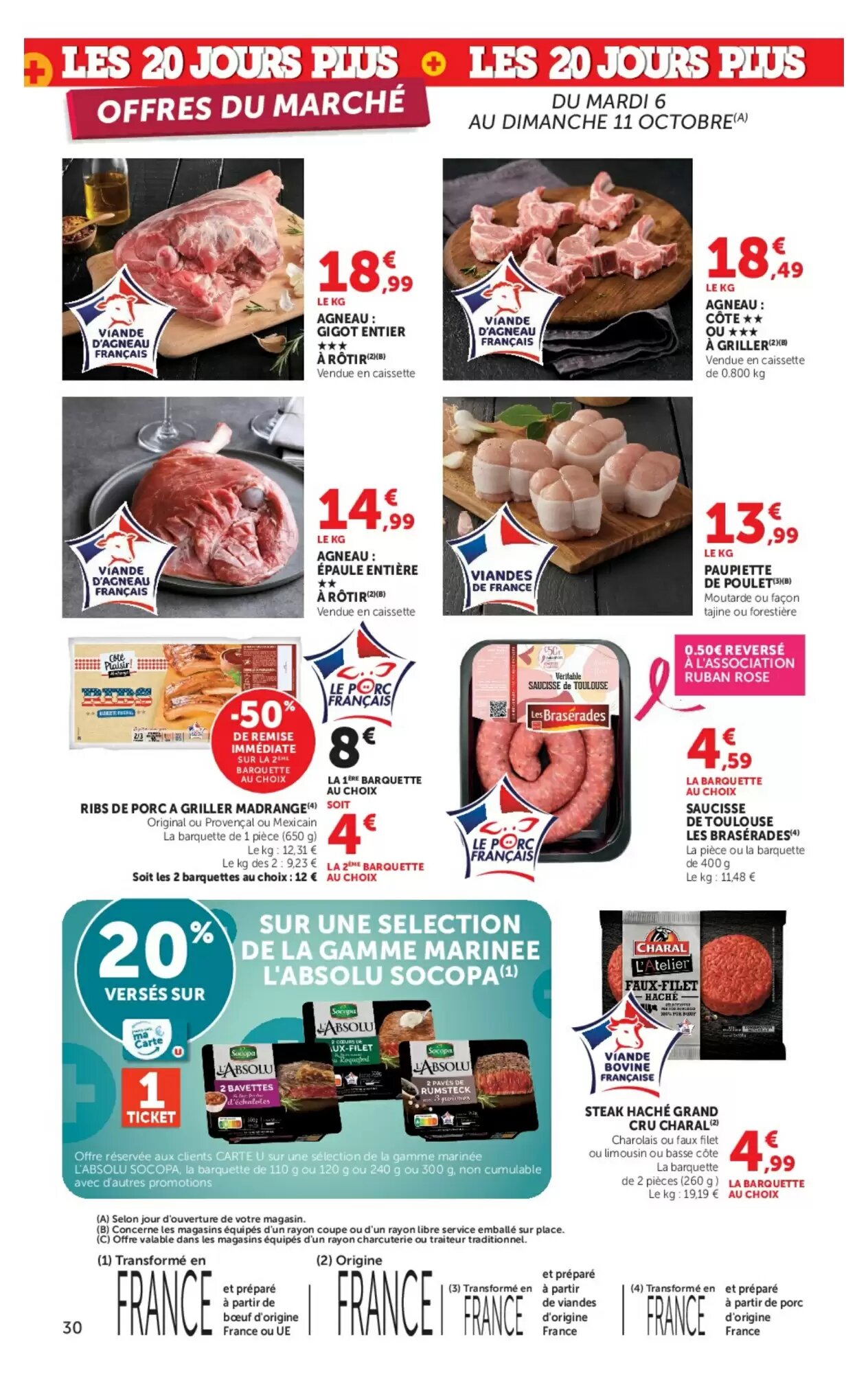 Prospectus promotionnel Super U valable à partir du 06/10/2026 - Page 30.