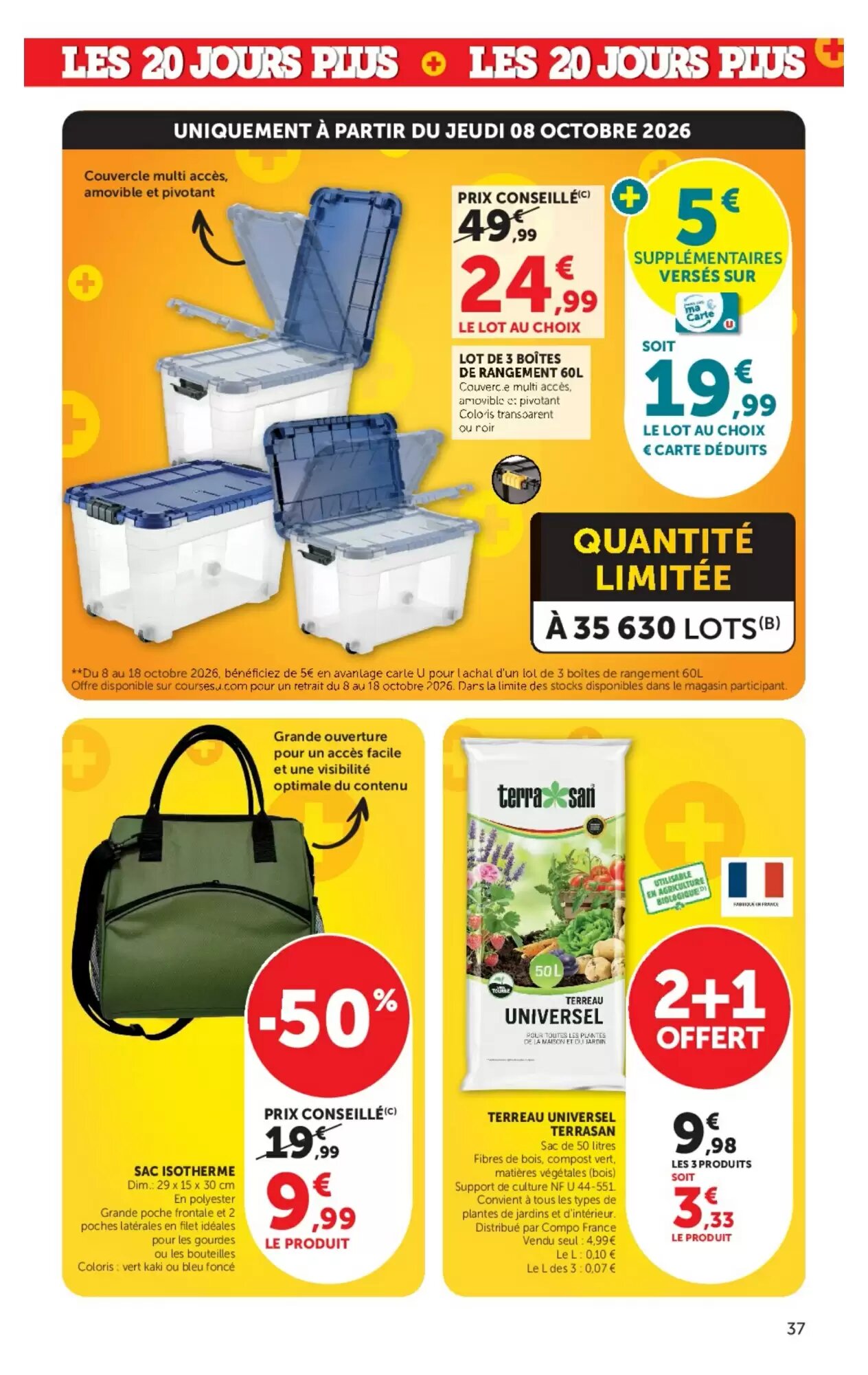 Prospectus promotionnel Super U valable à partir du 06/10/2026 - Page 37.
