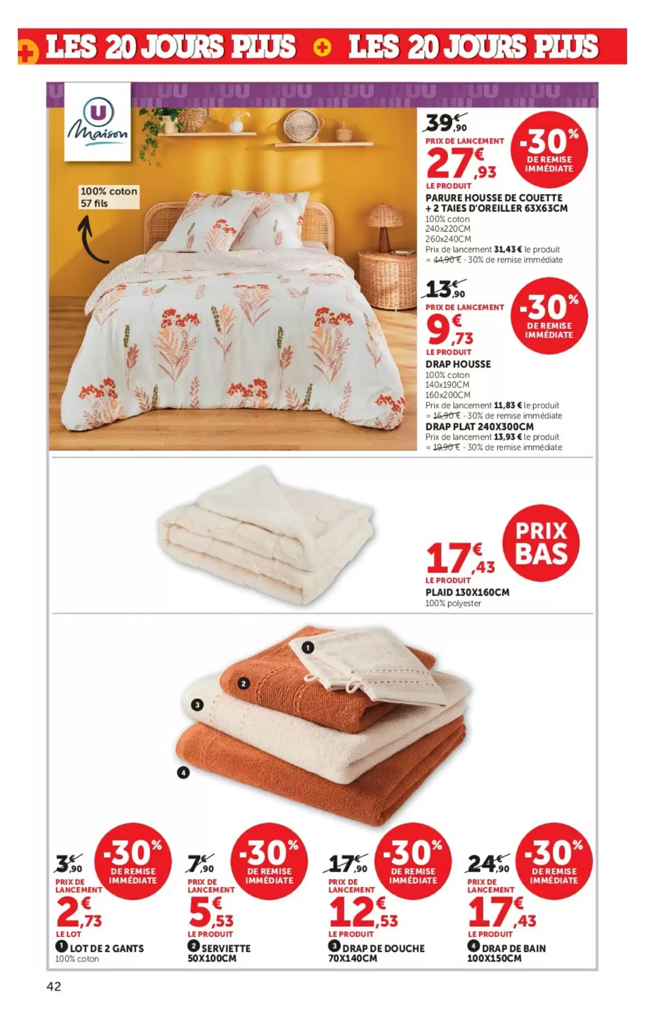 Prospectus promotionnel Super U valable à partir du 06/10/2026 - Page 42.