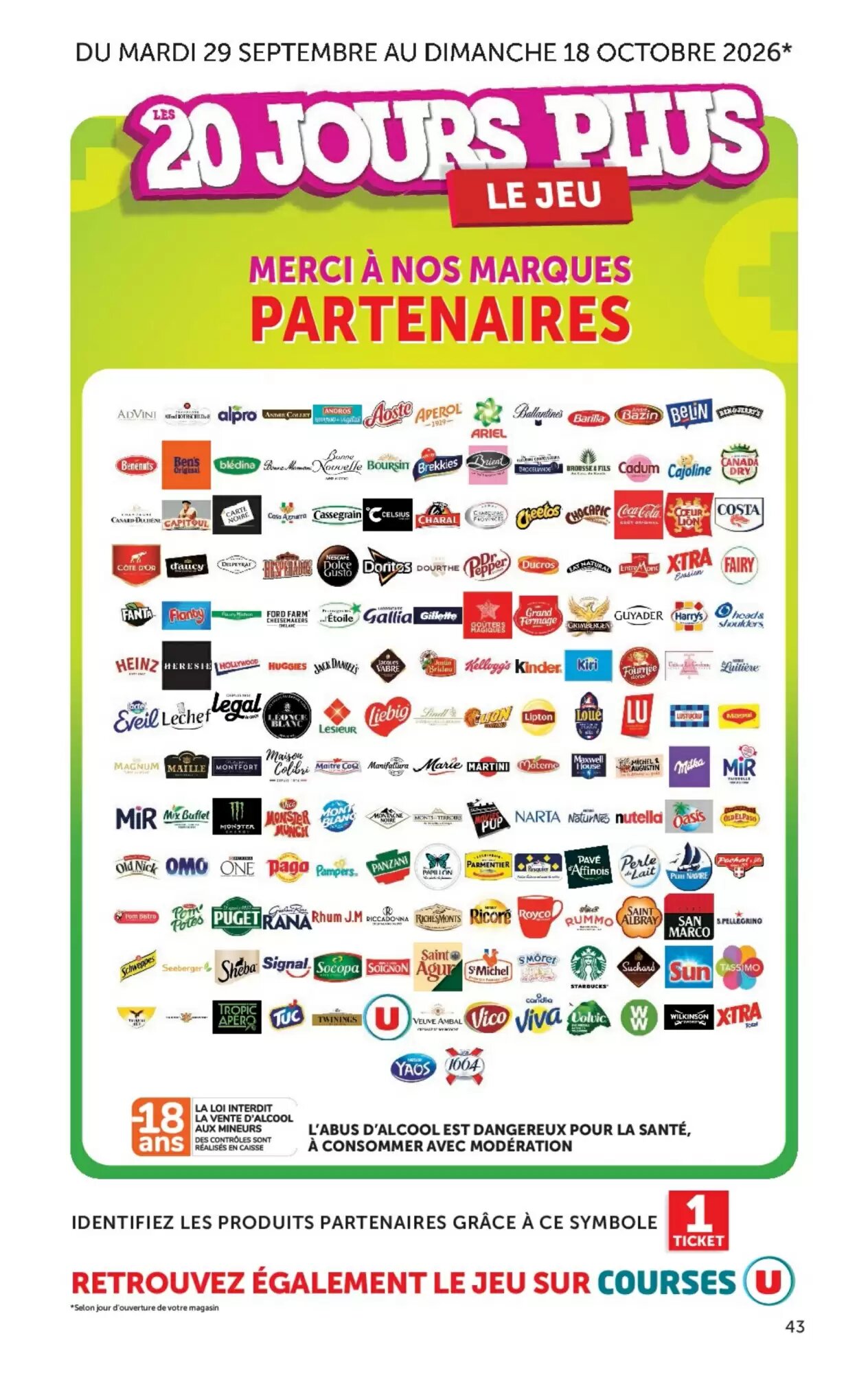 Prospectus promotionnel Super U valable à partir du 06/10/2026 - Page 43.