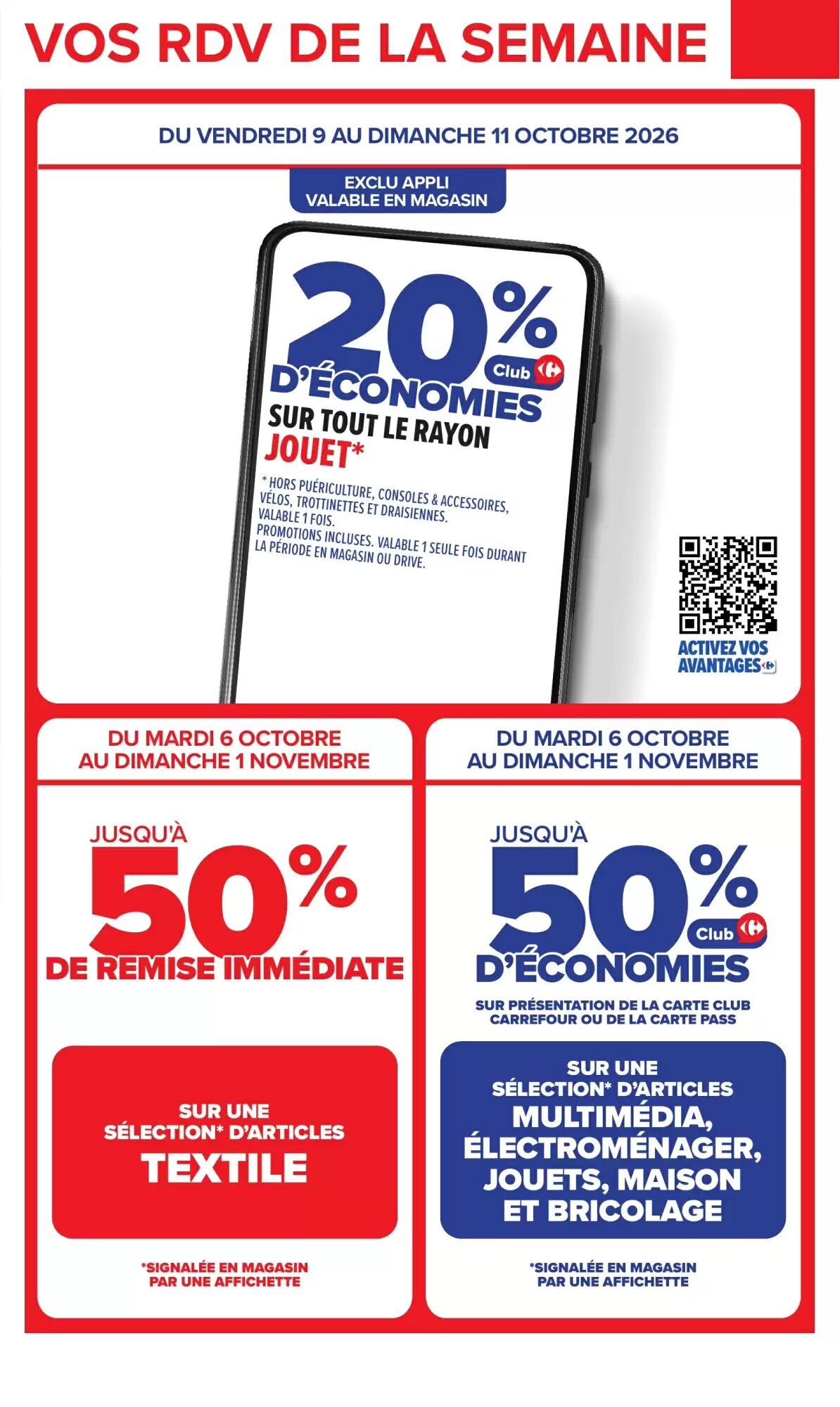 Prospectus promotionnel Carrefour valable à partir du 06/10/2026 - Page 59.