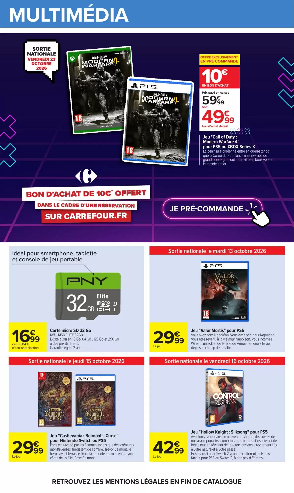 Prospectus promotionnel Carrefour valable à partir du 06/10/2026 - Page 69.