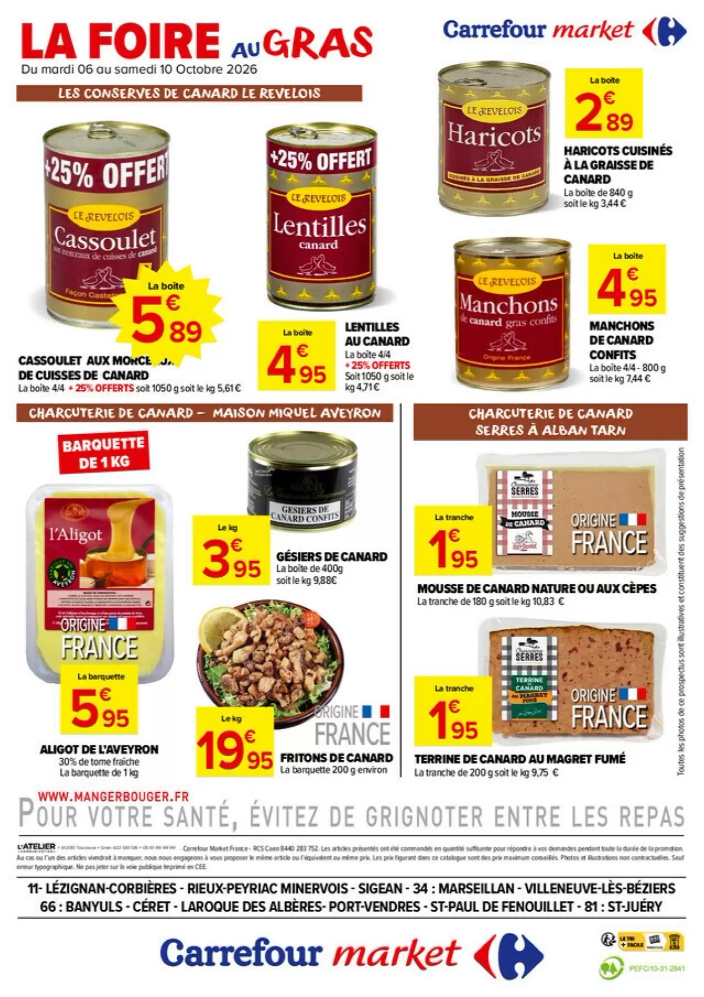Prospectus promotionnel Carrefour Market valable à partir du 06/10/2026 - Page 4.