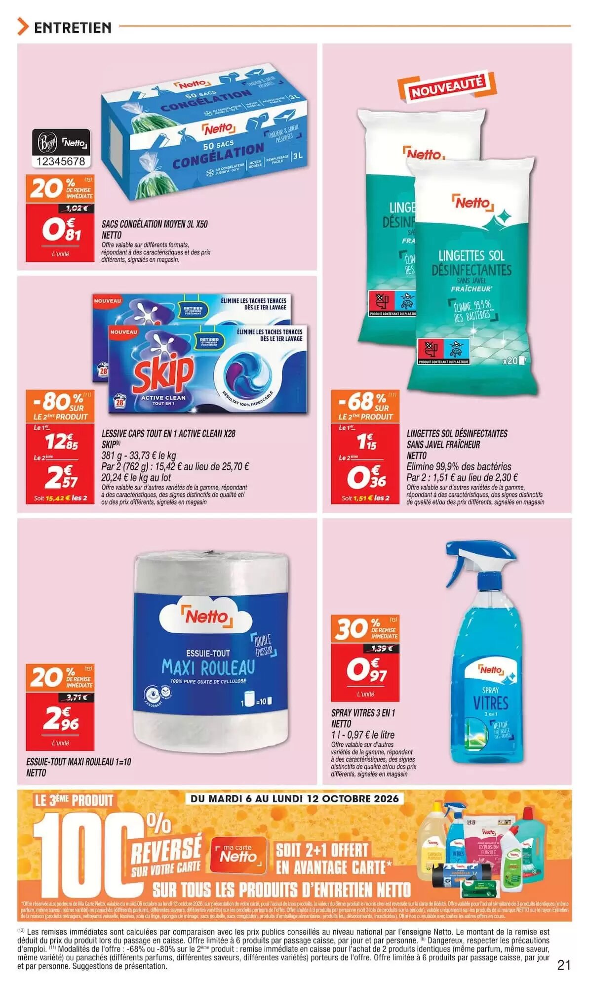 Prospectus promotionnel Netto valable à partir du 06/10/2026 - Page 21.