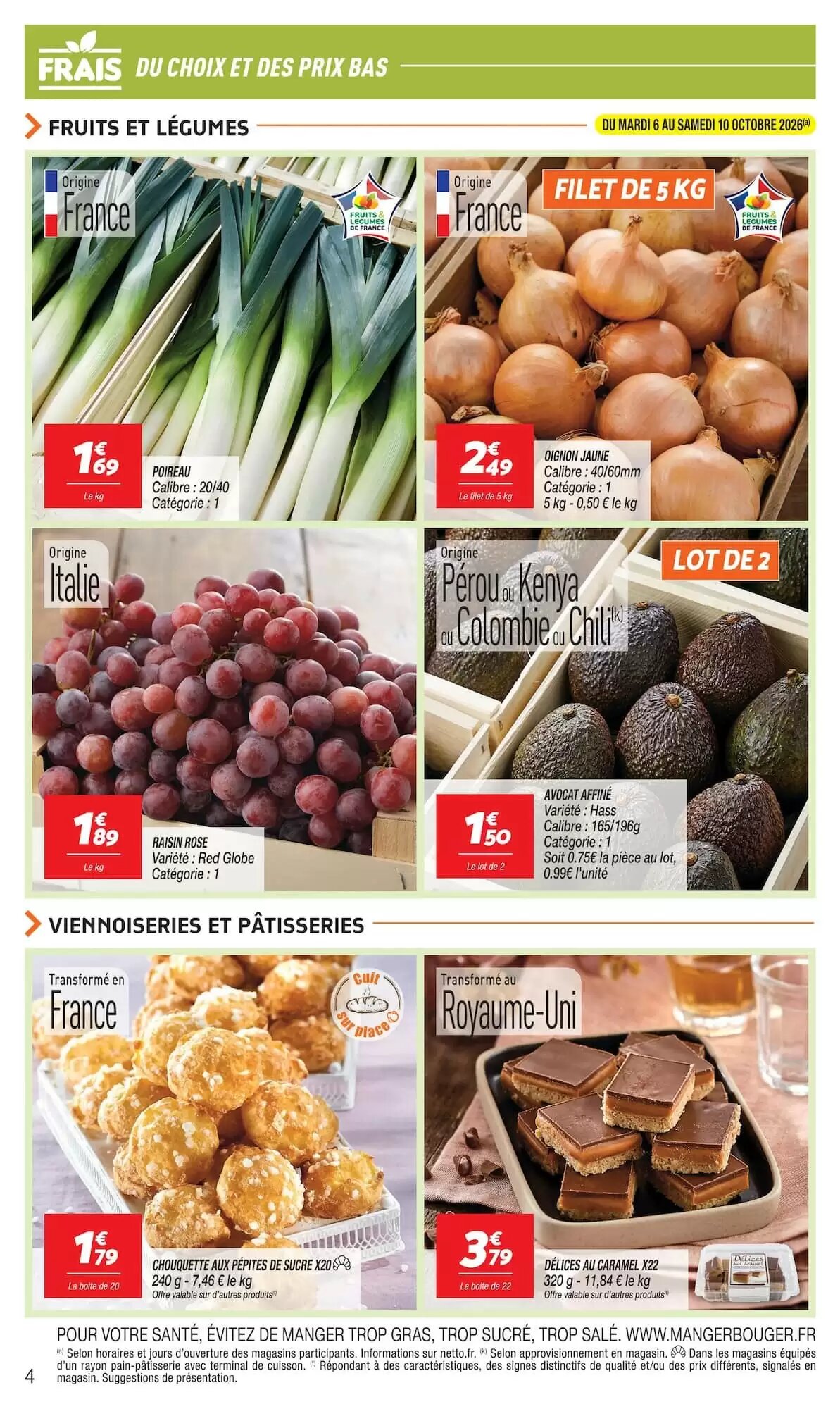 Prospectus promotionnel Netto valable à partir du 06/10/2026 - Page 4.