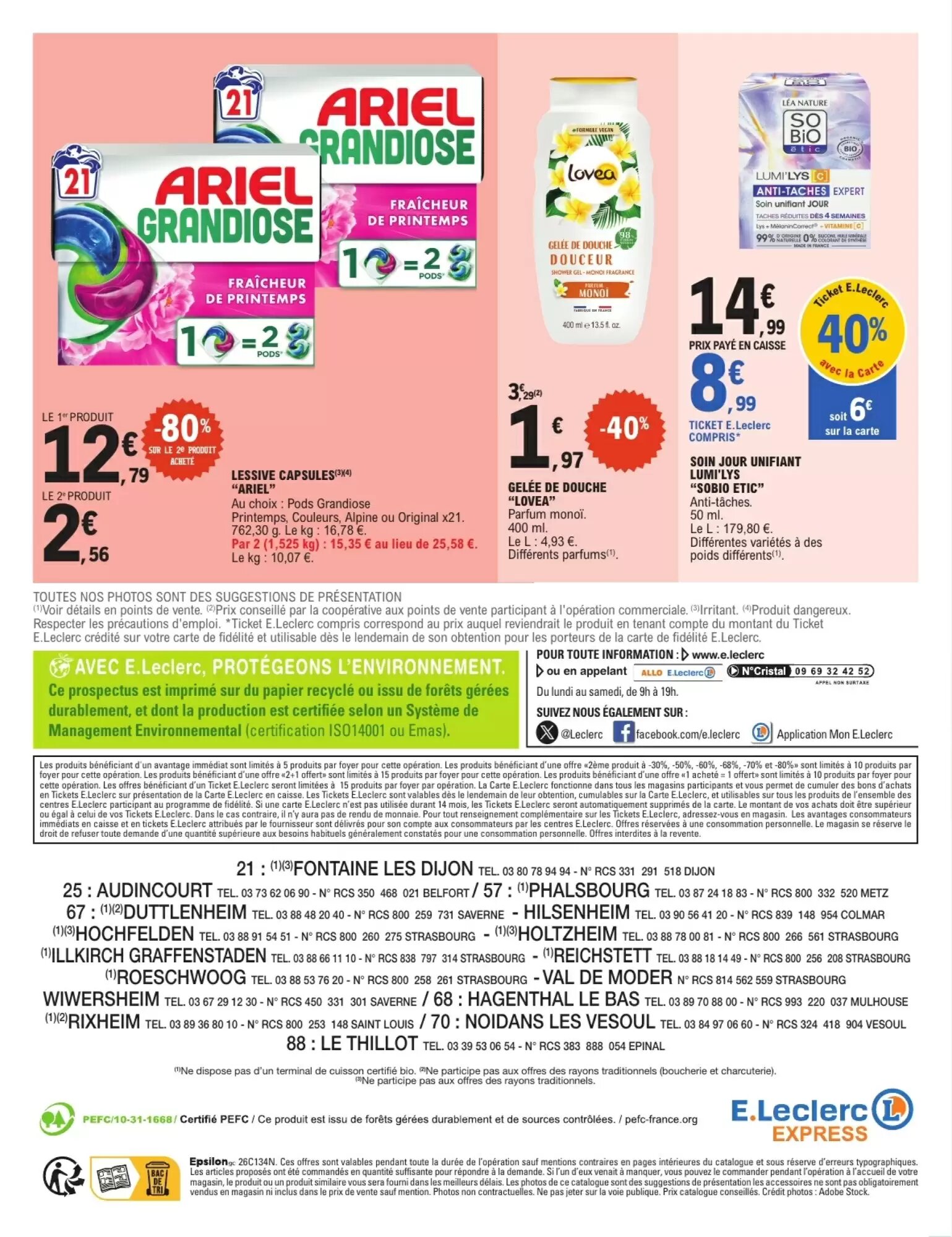 Prospectus promotionnel E.Leclerc Express valable à partir du 06/10/2026 - Page 16.