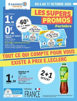Prospectus promotionnel E.Leclerc Express valable à partir du 06/10/2026
