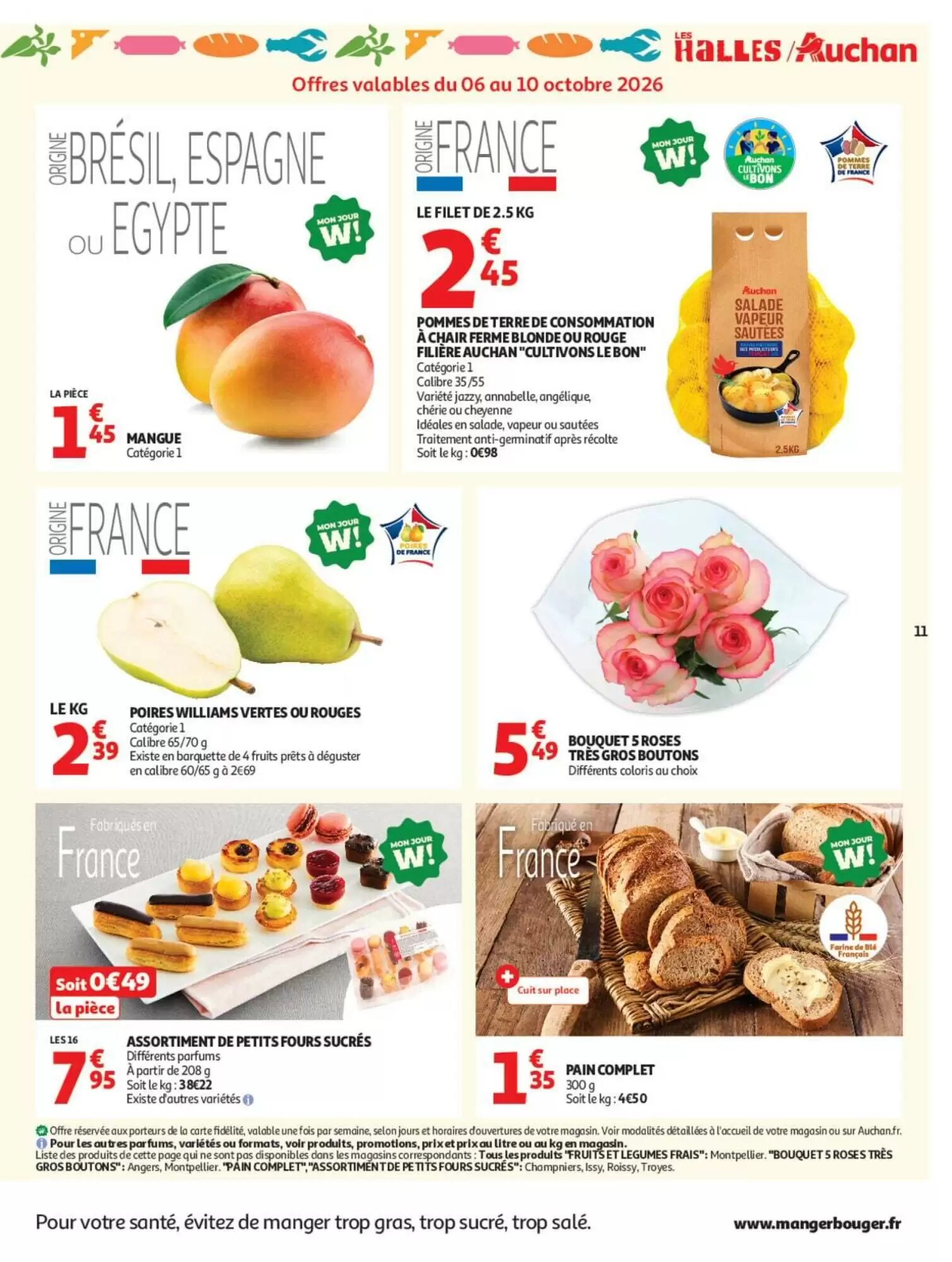 Prospectus promotionnel Auchan valable à partir du 06/10/2026 - Page 11.