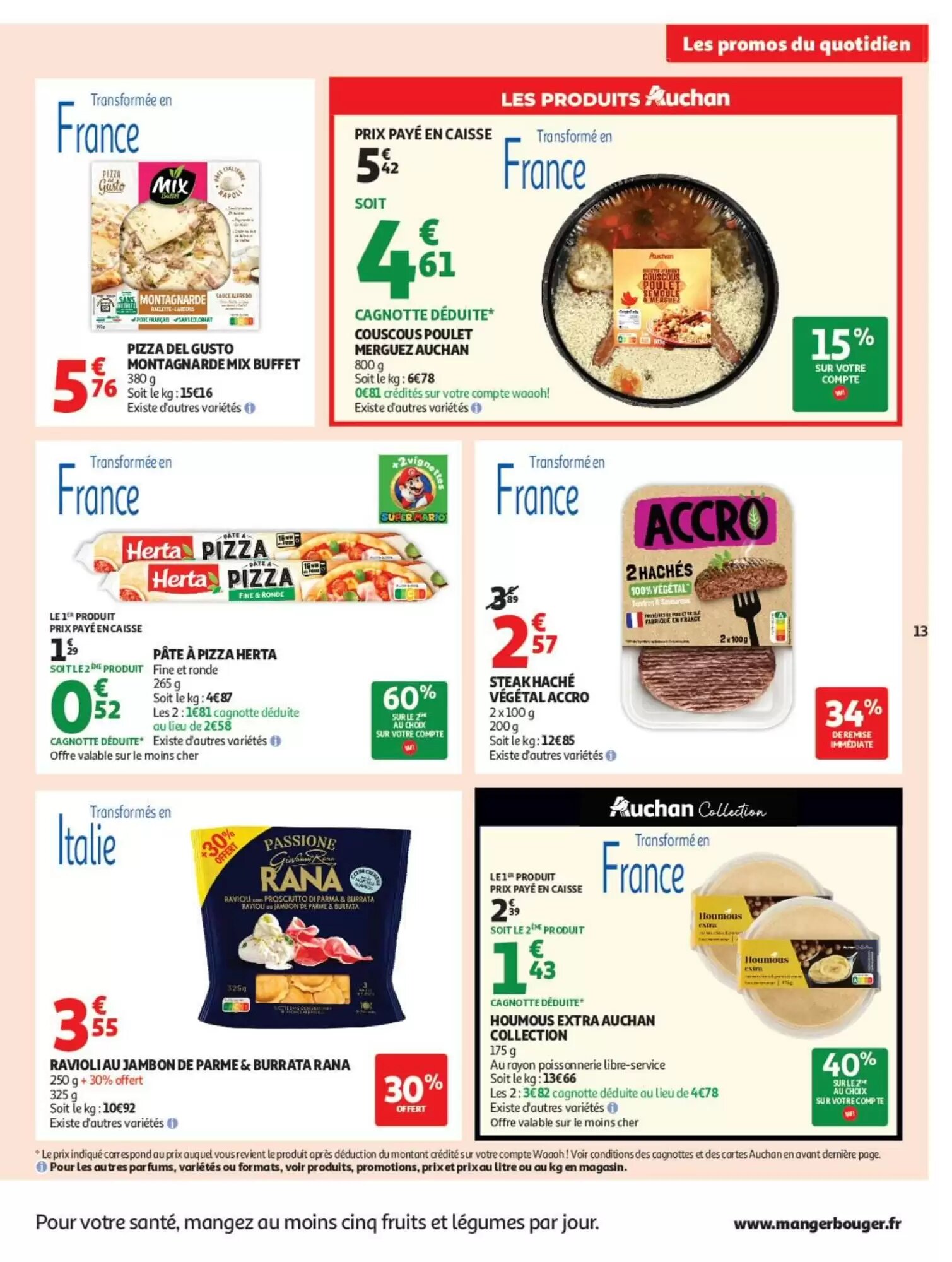 Prospectus promotionnel Auchan valable à partir du 06/10/2026 - Page 13.