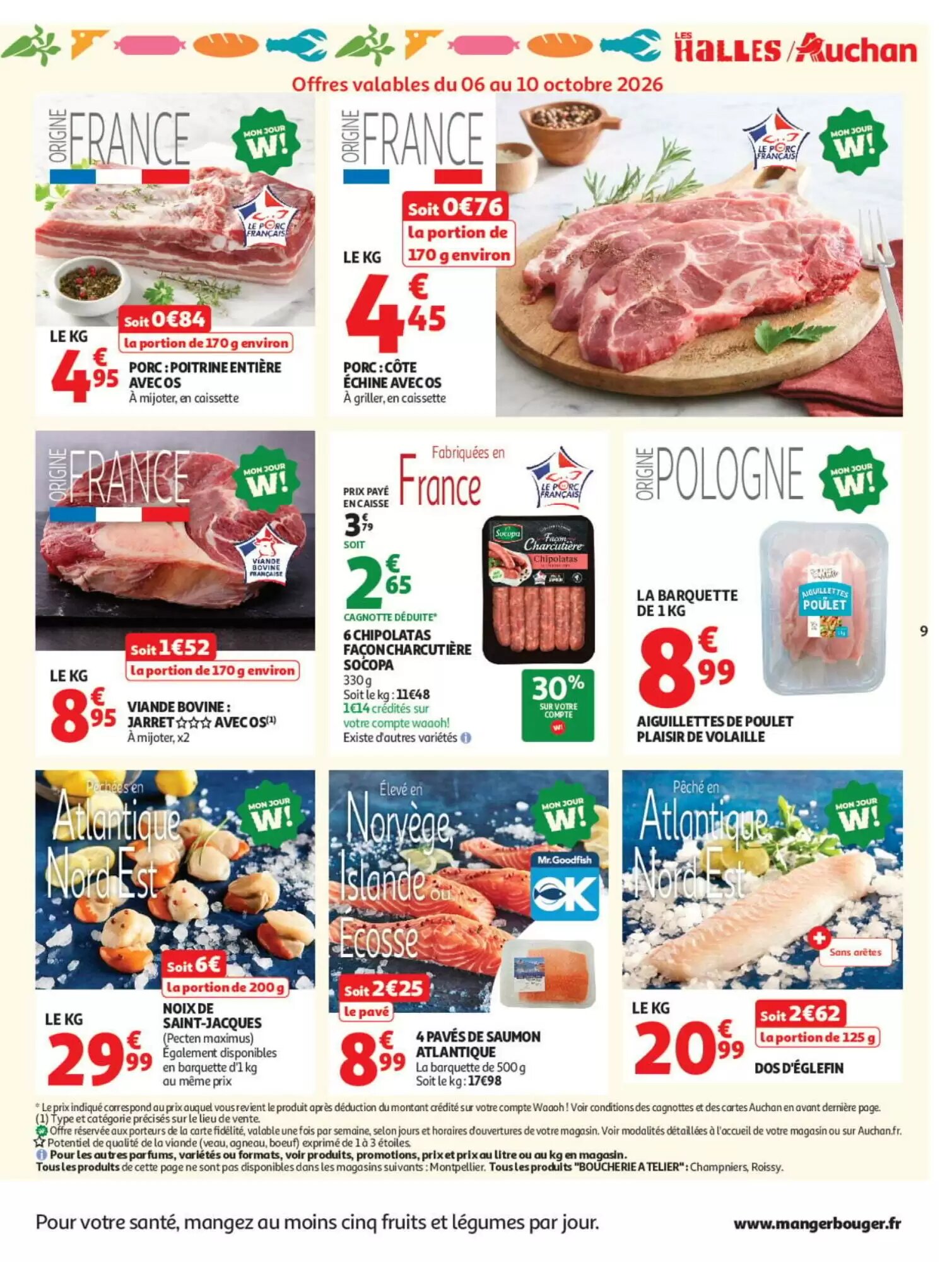 Prospectus promotionnel Auchan valable à partir du 06/10/2026 - Page 9.