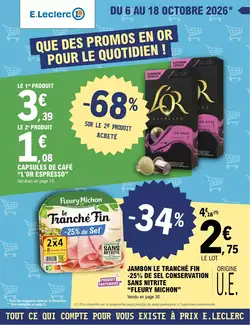 Prospectus promotionnel E.Leclerc valable à partir du 06/10/2026
