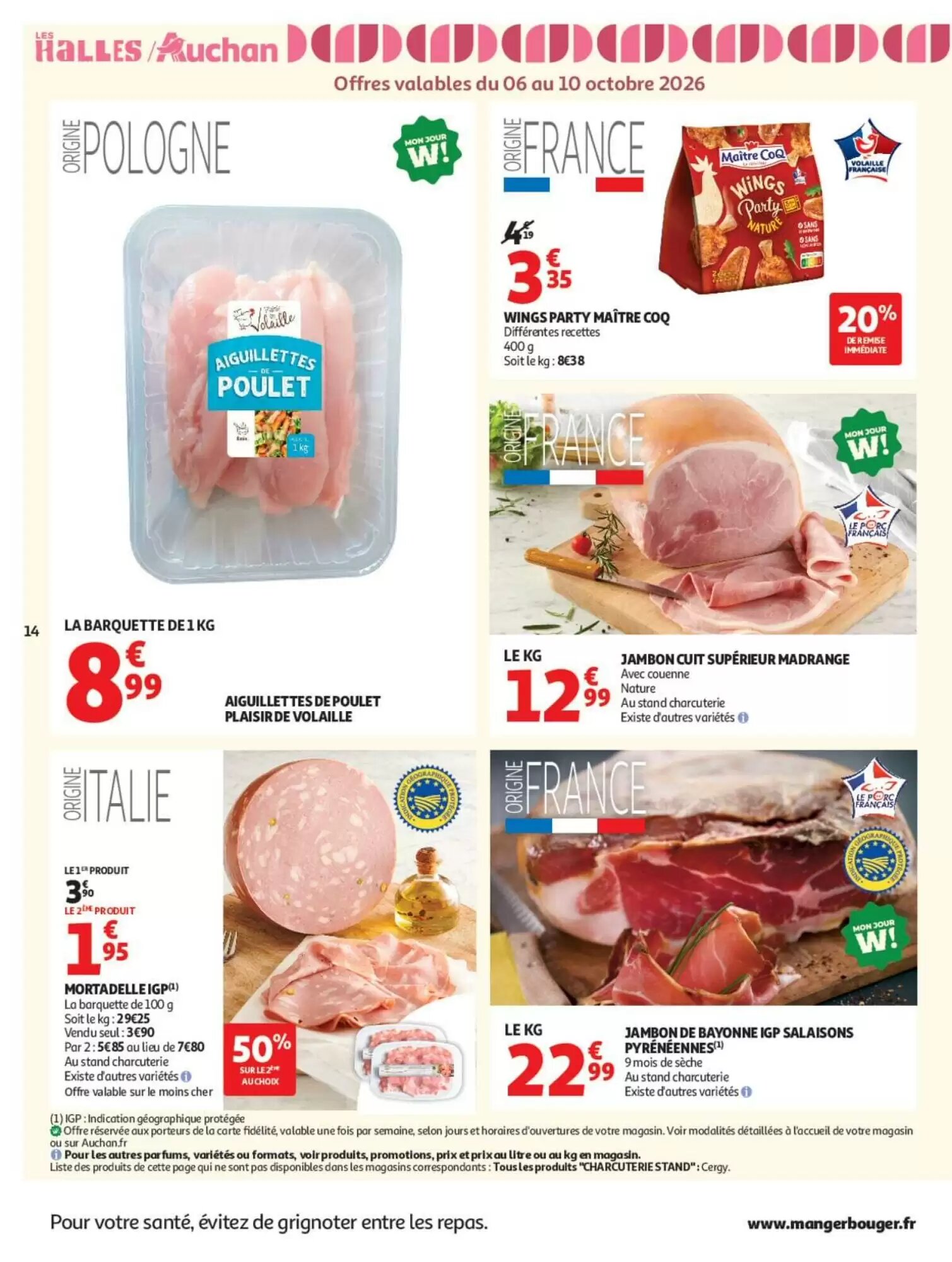 Prospectus promotionnel Auchan valable à partir du 06/10/2026 - Page 14.