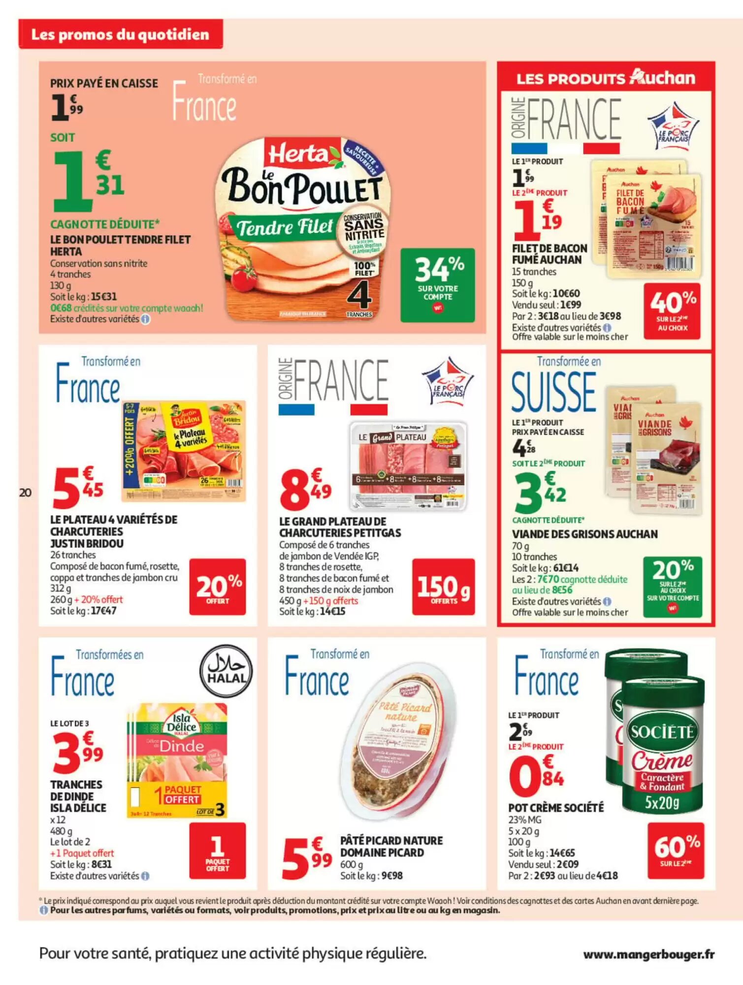 Prospectus promotionnel Auchan valable à partir du 06/10/2026 - Page 20.